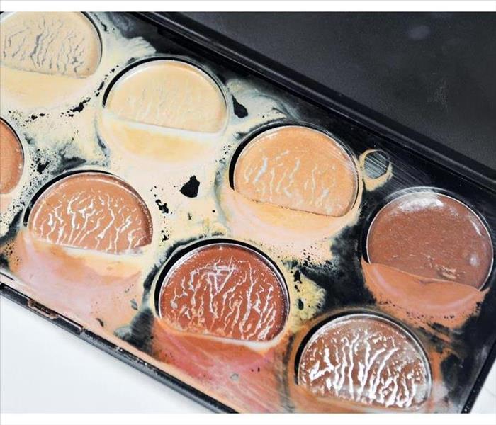 Melted cosmetics